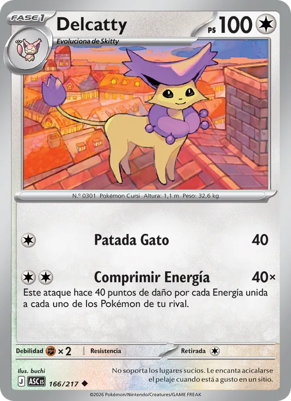 Delcatty (Ascended Heroes #166/217)