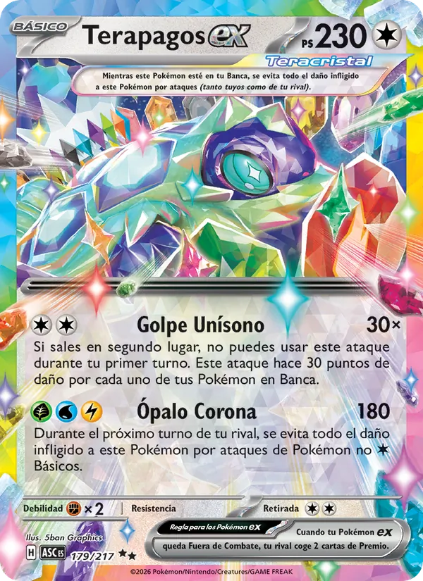 Terapagos ex (Héroes Ascendentes #179/217)