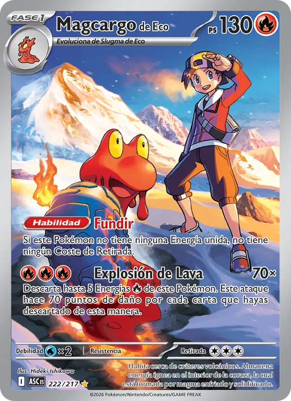 Magcargo de Eco (Héroes Ascendentes #222/217)