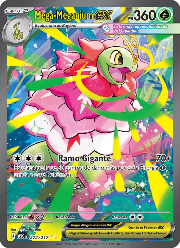 Mega-Meganium ex (Ascended Heroes #272/217)