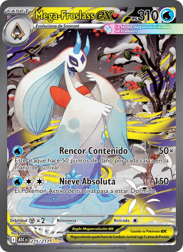 Mega-Froslass ex (Héroes Ascendentes #275/217)