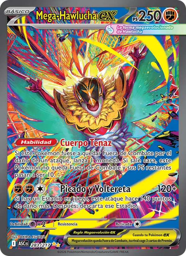 Mega-Hawlucha ex (Ascended Heroes #283/217)