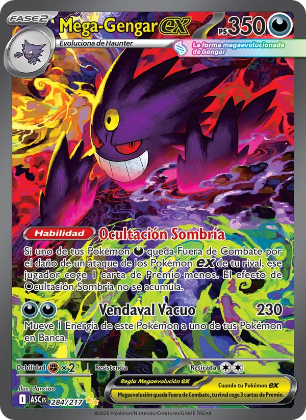 Mega-Gengar ex (Héroes Ascendentes #284/217)