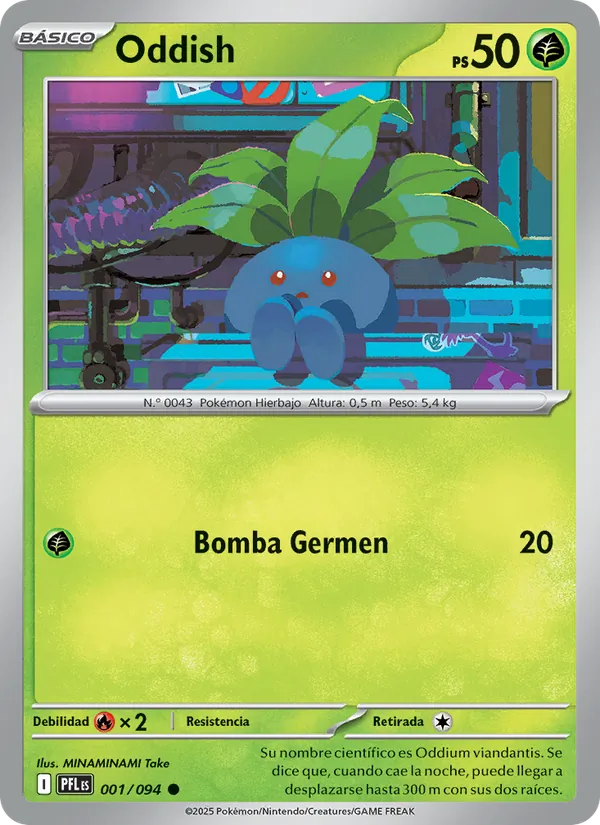 Oddish (Fuegos Fantasmales #001/94)