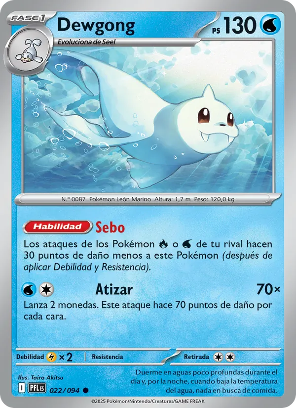 Dewgong (Fuegos Fantasmales #022/94)