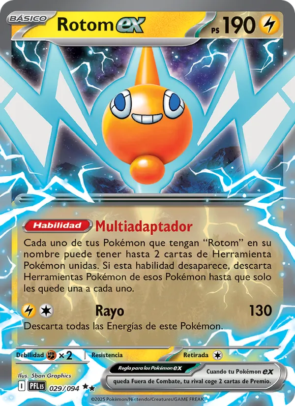 Rotom ex (Fuegos Fantasmales #029/94)