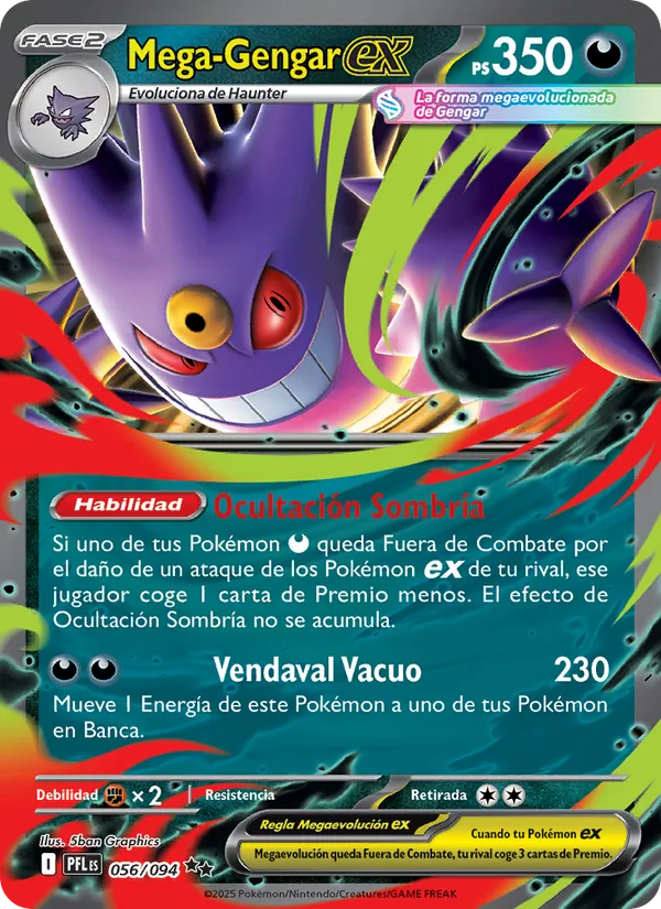 Mega-Gengar ex (Phantasmal Flames #056/94)