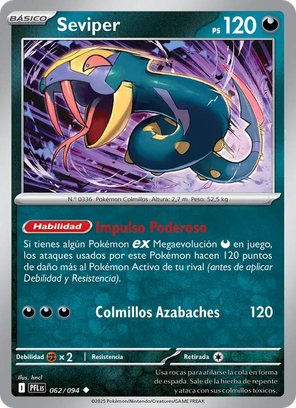 Seviper (Fuegos Fantasmales #062/94)