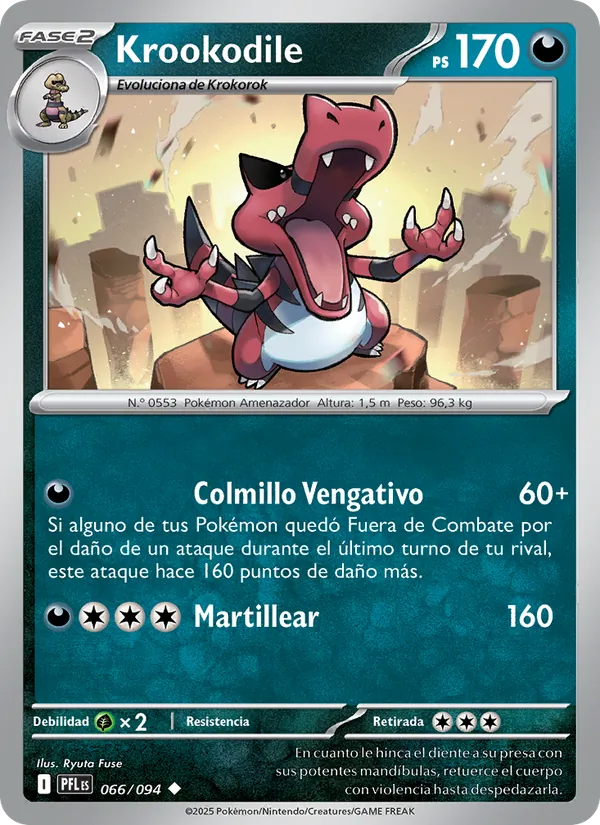 Krookodile (Fuegos Fantasmales #066/94)