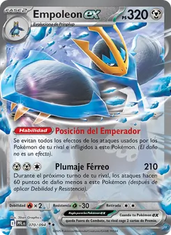 Empoleon ex (Fuegos Fantasmales #070/94)