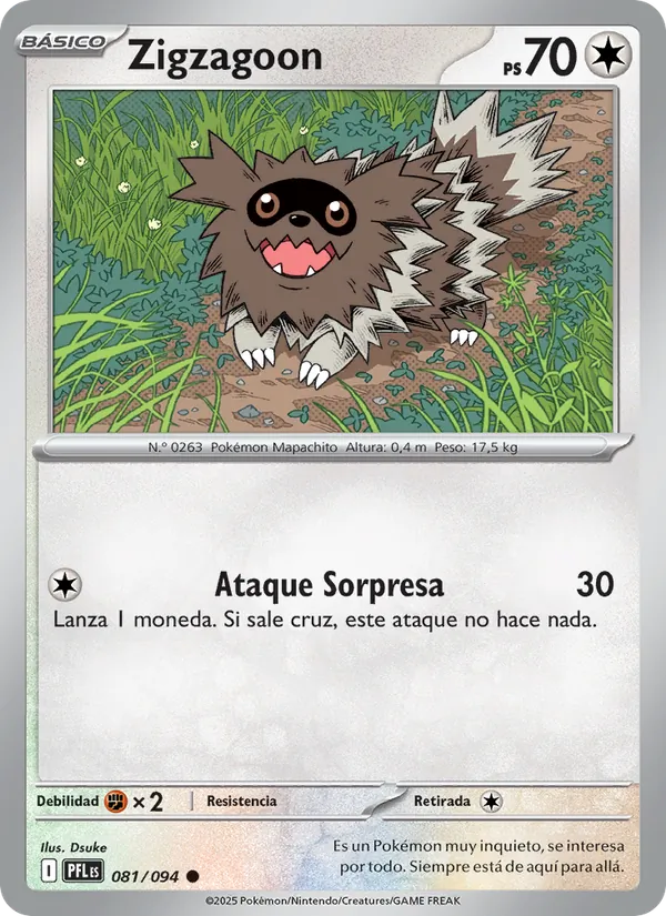 Zigzagoon (Fuegos Fantasmales #081/94)