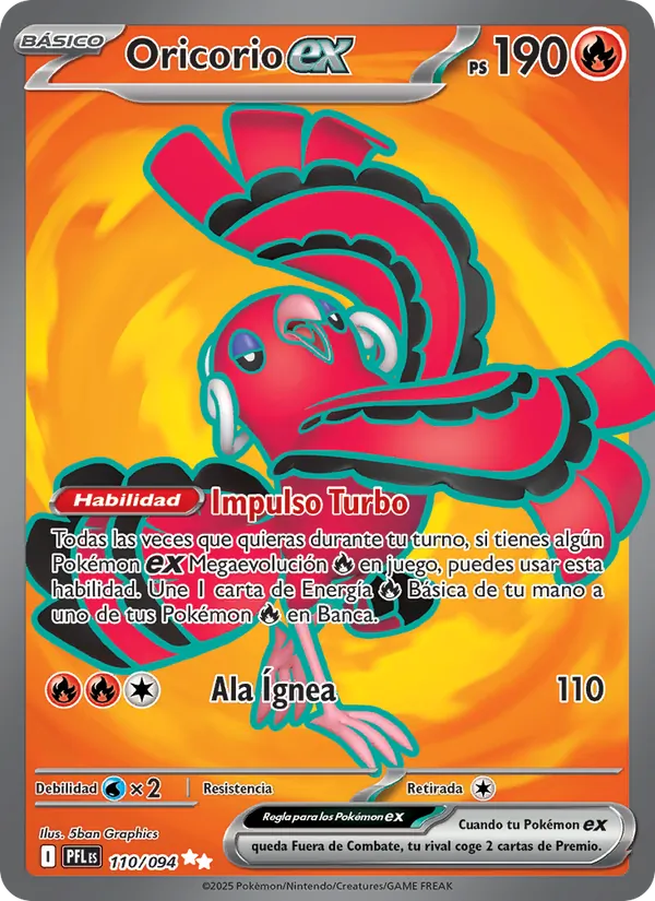 Oricorio ex (Phantasmal Flames #110/94)