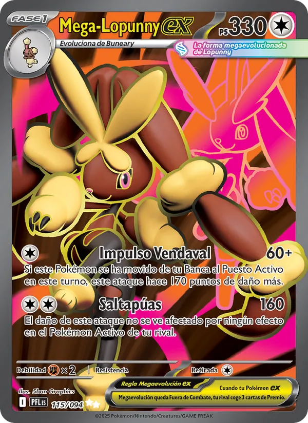 Mega-Lopunny ex (Phantasmal Flames #115/94)