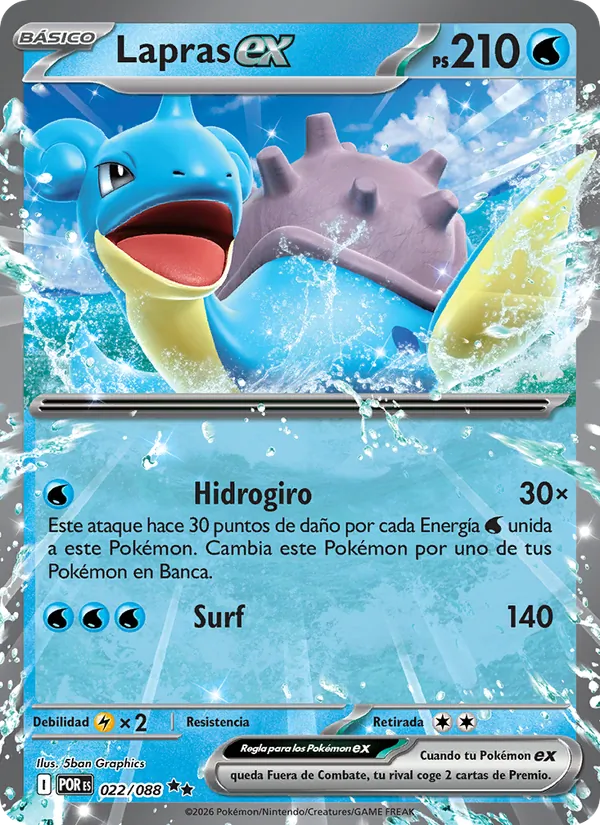 Lapras ex (Equilibrio Perfecto #022/88)
