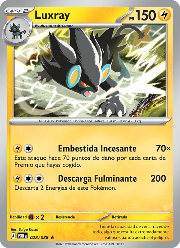 Luxray (Equilibrio Perfecto #028/88)