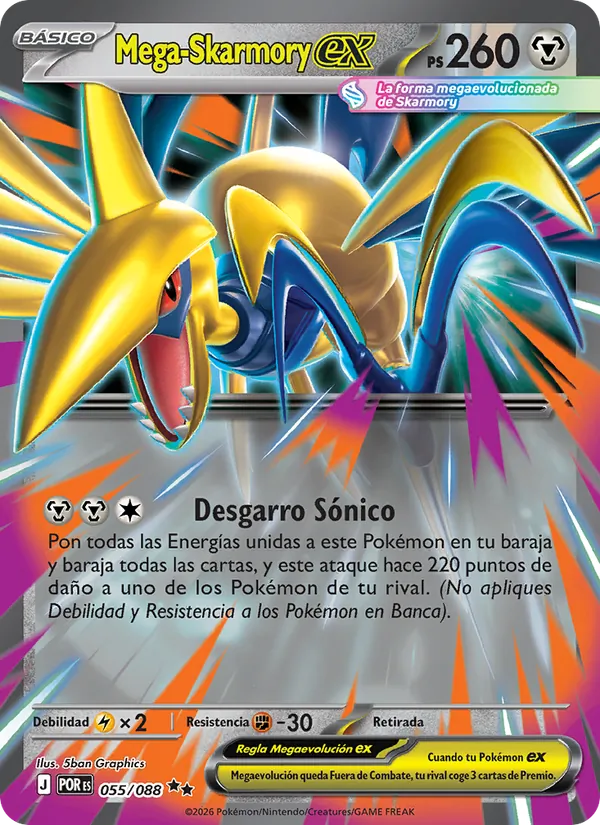 Mega-Skarmory ex (Perfect Order #055/88)