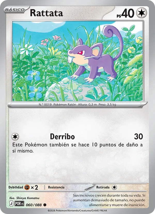 Rattata (Equilibrio Perfecto #060/88)