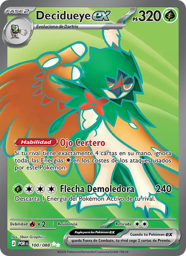 Decidueye ex (Perfect Order #100/88)