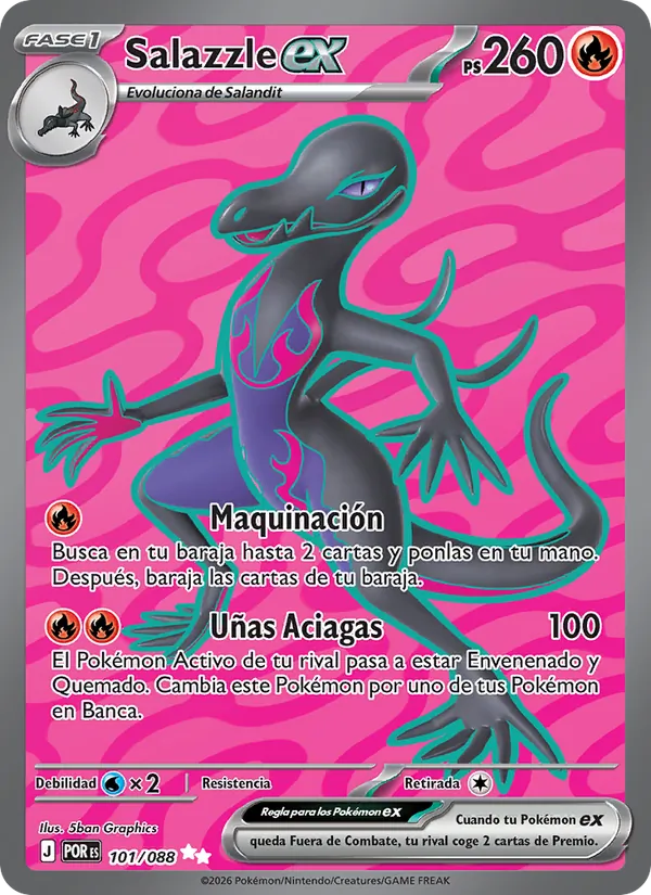 Salazzle ex (Equilibrio Perfecto #101/88)