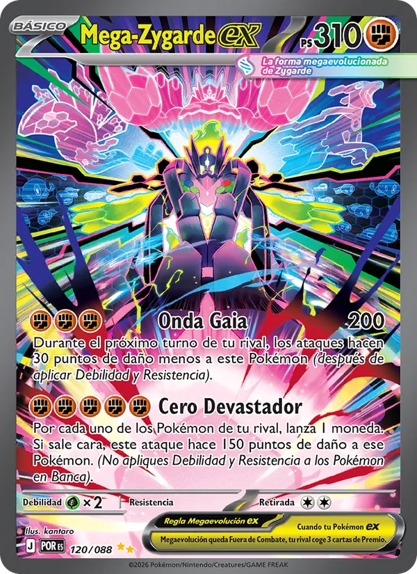 Mega-Zygarde ex (Equilibrio Perfecto #120/88)