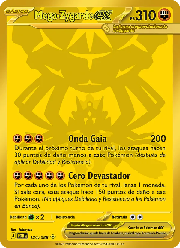 Mega-Zygarde ex (Equilibrio Perfecto #124/88)