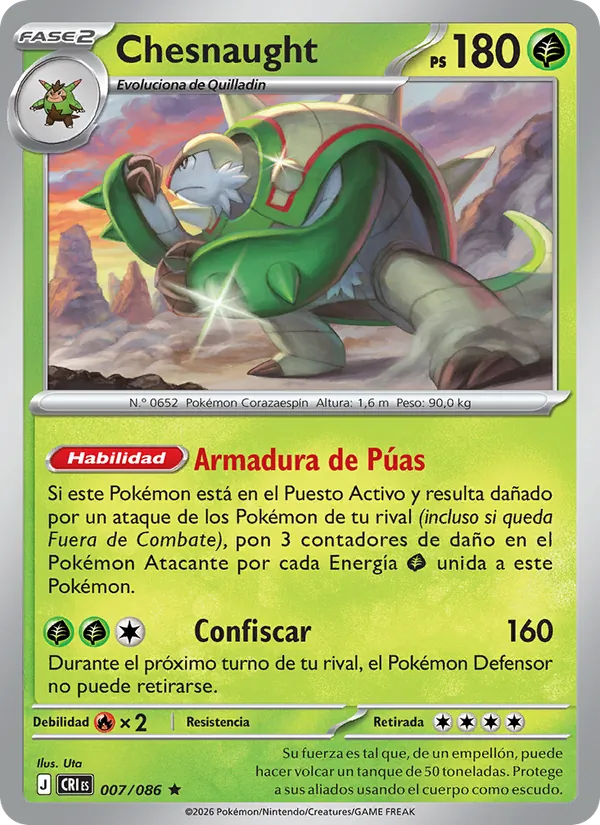 Chesnaught (Caos Creciente #007/86)