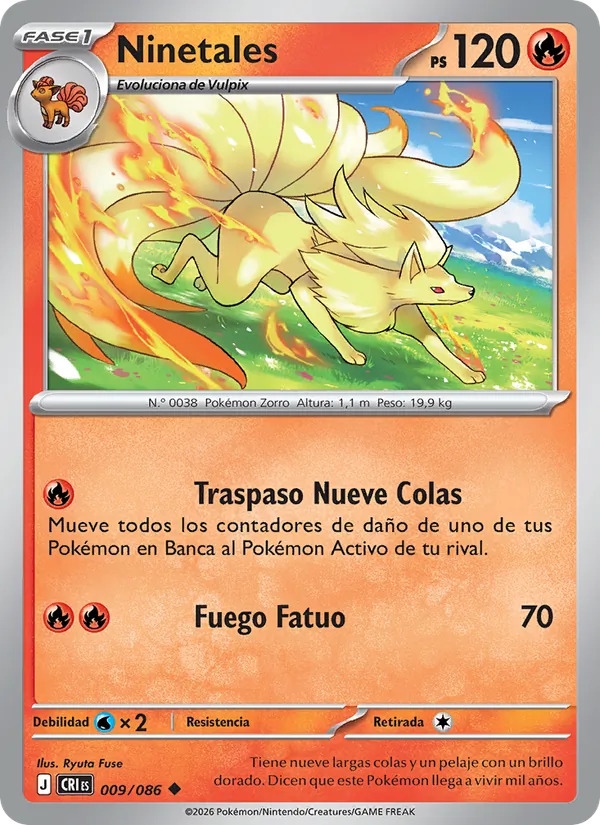 Ninetales (Caos Creciente #009/86)