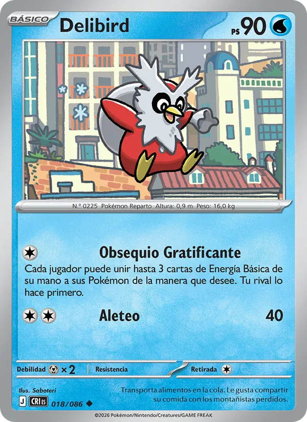Delibird (Chaos Rising #018/86)