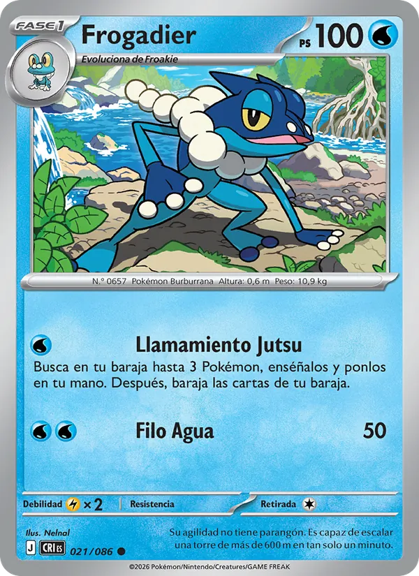 Frogadier (Caos Creciente #021/86)