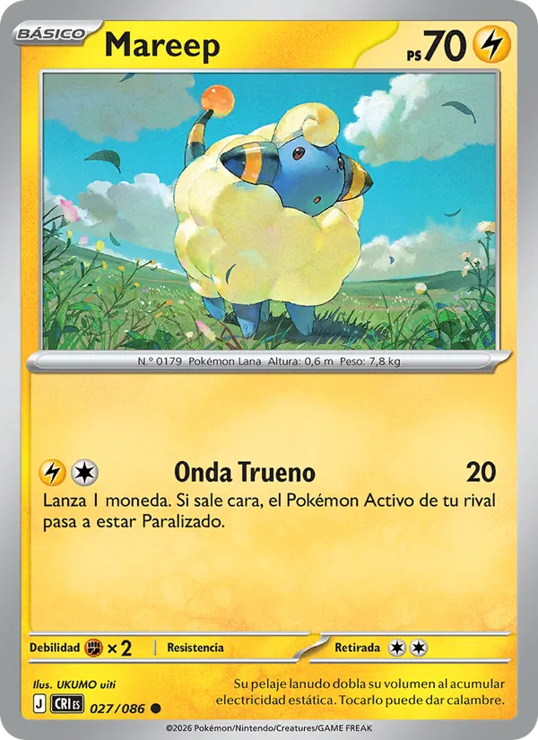 Mareep (Chaos Rising #027/86)
