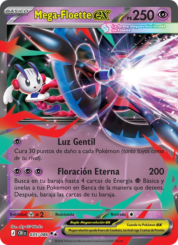 Mega-Floette ex (Caos Creciente #035/86)