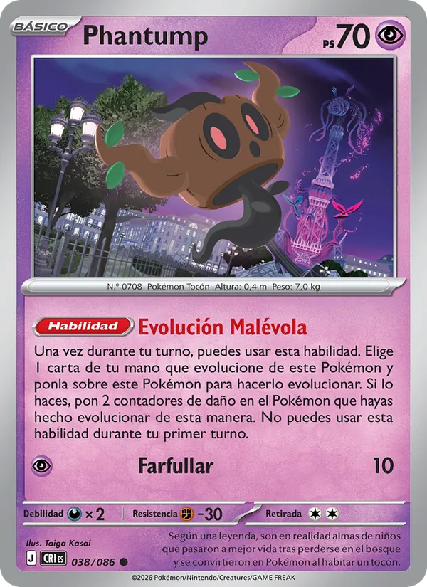 Phantump (Caos Creciente #038/86)