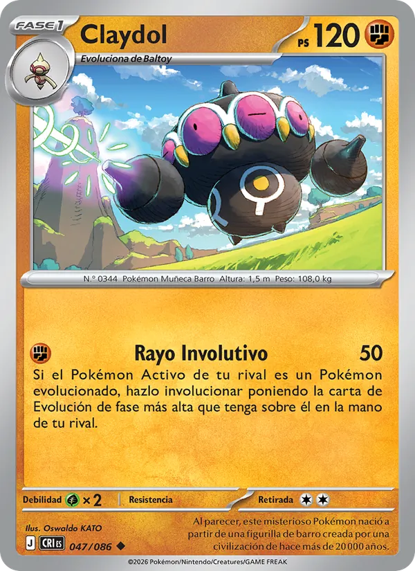 Claydol (Chaos Rising #047/86)