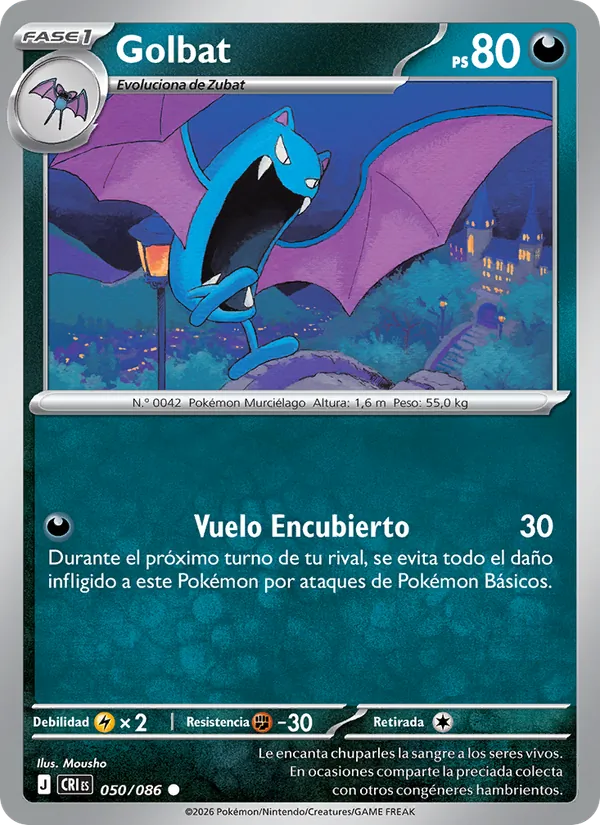 Golbat (Caos Creciente #050/86)
