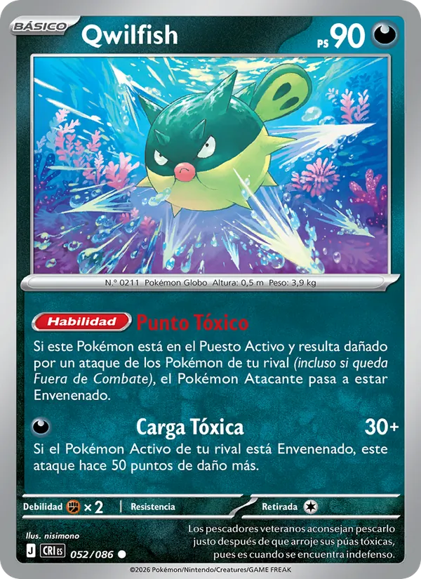 Qwilfish (Chaos Rising #052/86)