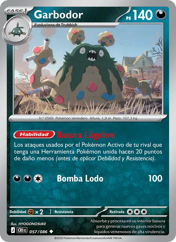 Garbodor (Caos Creciente #057/86)