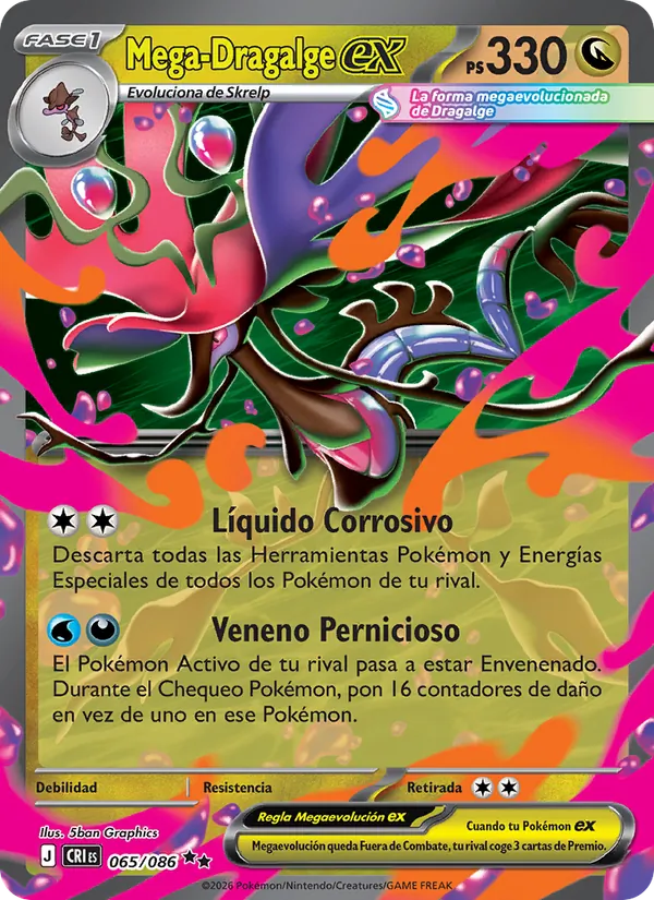 Mega-Dragalge ex (Caos Creciente #065/86)