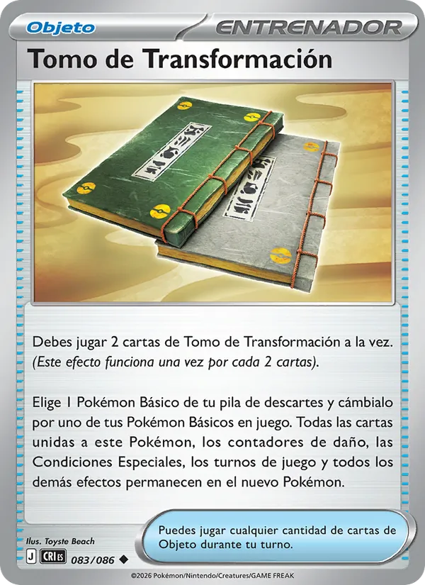 Tomo de Transformación (Caos Creciente #083/86)