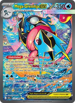 Mega-Greninja ex (Caos Creciente #116/86)