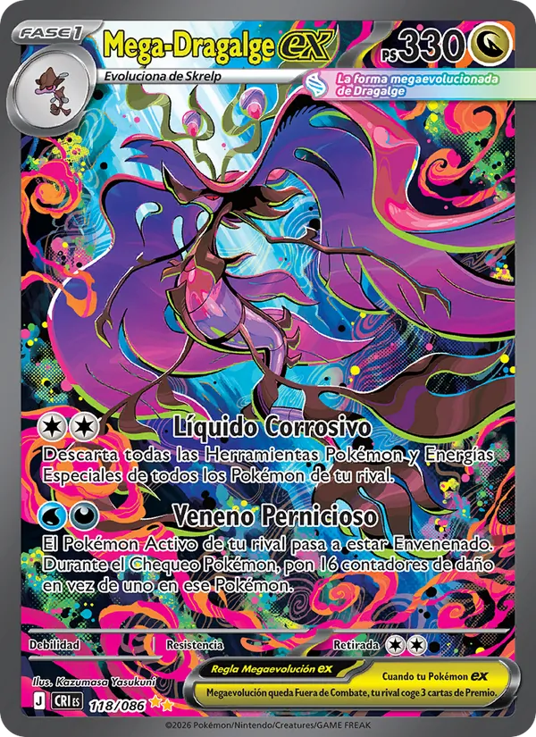 Mega-Dragalge ex (Caos Creciente #118/86)