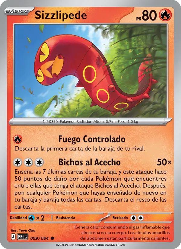 Sizzlipede (Oscuridad Absoluta #009/84)