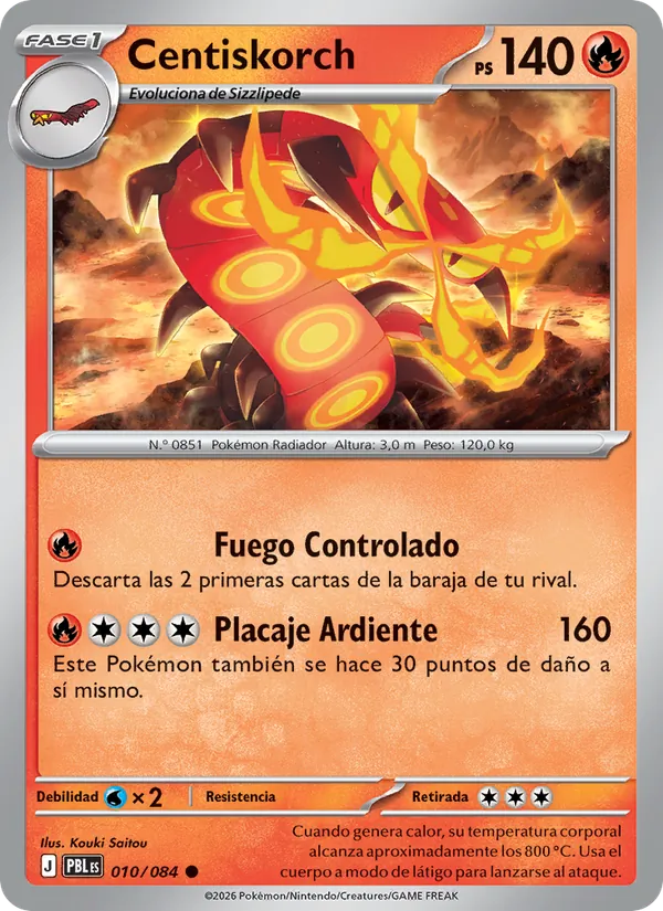Centiskorch (Oscuridad Absoluta #010/84)