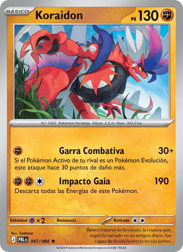 Koraidon (Oscuridad Absoluta #047/84)