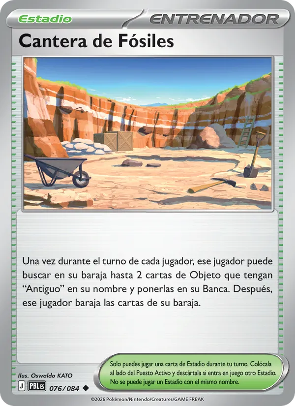 Cantera de Fósiles (Oscuridad Absoluta #076/84)
