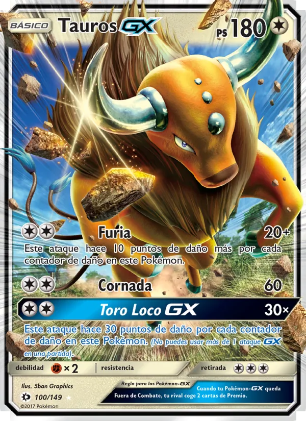 Tauros GX (Sol y Luna #100/149)
