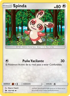 Spinda (Sol y Luna #102/149)
