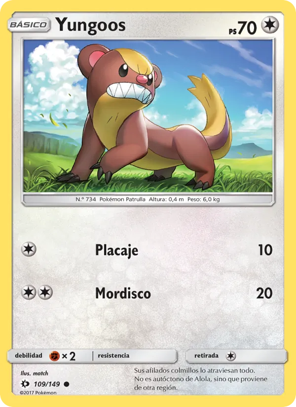 Yungoos (Sun & Moon #109/149)