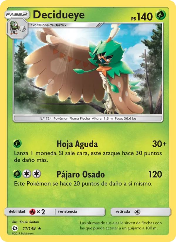Decidueye (Sun & Moon #11/149)
