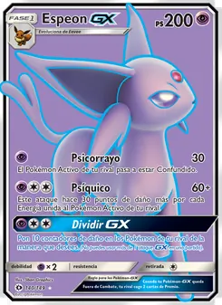 Espeon GX (Sol y Luna #140/149)