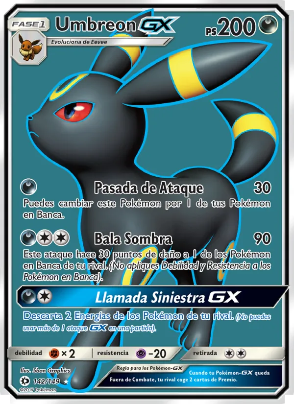 Umbreon GX (Sol y Luna #142/149)